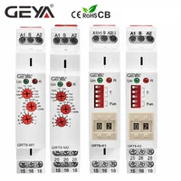 GEYA Multifunction Timer Relay Electronic Adjustable or Digital Setting Timer Switch 12V 24V 48V 110V 220V GRT8-M GRT8-K 1