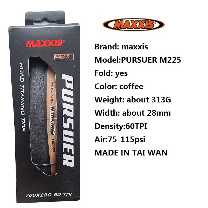 MAXXIS PURSUER 700x25C タイヤ 2本セット新品未使用品 中古】MAXXIS PURSUER 700x25c タイヤ2本