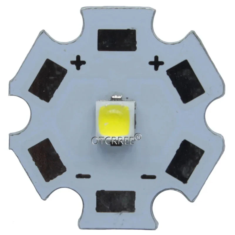 XPPL XP-L V6 LED 이미터 라이트, 화이트 뉴트럴 화이트 웜 화이트 다이오드 칩, 20mm 알루미늄 PCB + 입력 12V 22mm LED 드라이버, 2 세트, 10W