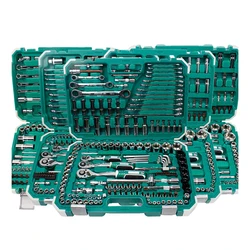 32pcs Spanner Tools Box Set Ratchet Socket Wrench Car Mechanical Workshop Equipment Precision Universal Multifunction Tool Box