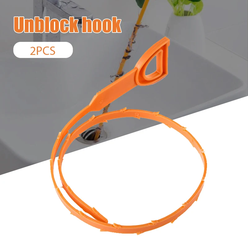 Kitchen Sink Cleaning Hook Cleaner Sticks  Bathroom Hair Sewer Drain  Cleaner - 2pcs - Aliexpress