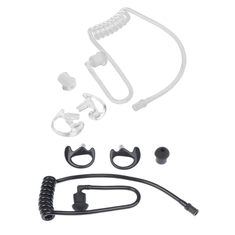 

Гибкая пружинная акустическая воздушная трубка, затычка для ушей, рация, наушники, наушник, катушка