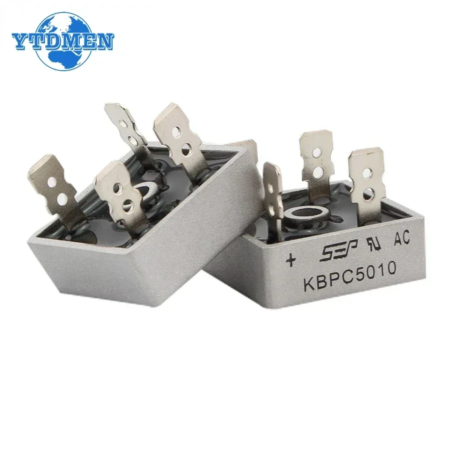 2PCS KBPC5010 Diode Bridge Rectifiers Diodes 50A 1000V Electronic Components diode bridge rectifier electrical rectifier diodes rectifier diodes electrical diodes electrical component