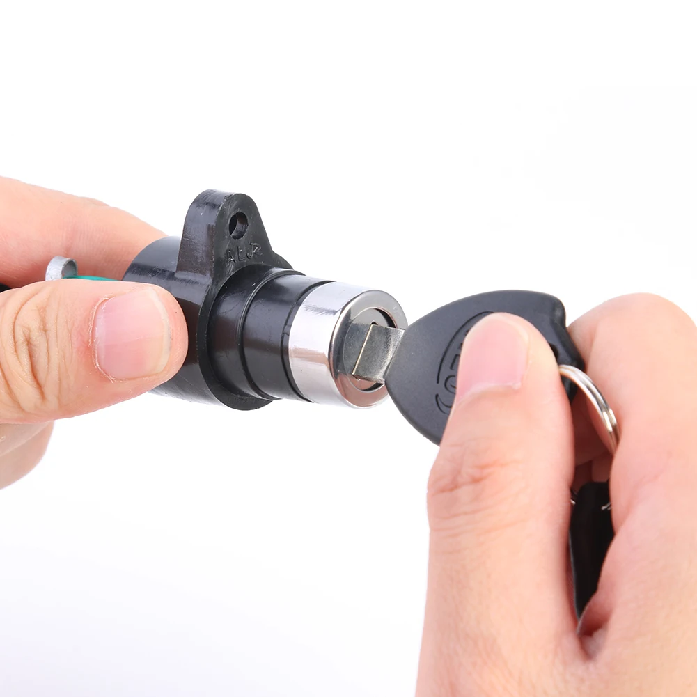 Universal Electric Door Lock Key Ignition Switch Key Electric Bicycle Scooter Power Supply Lock Key Switch E-bike Accessories