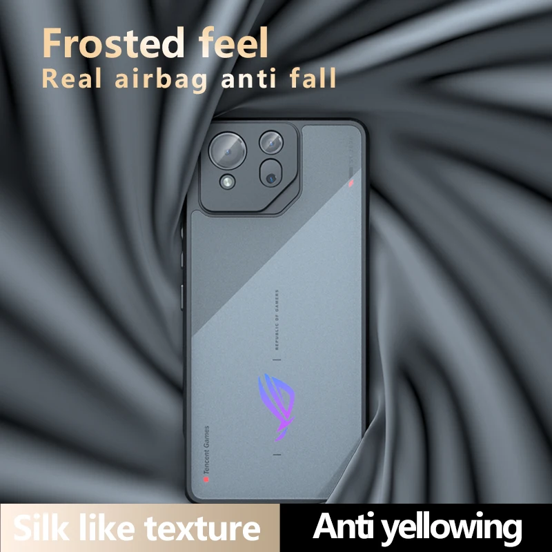 Acrylic Transparent Frosted Shockproof Armor Phone Case with Bumper Protection