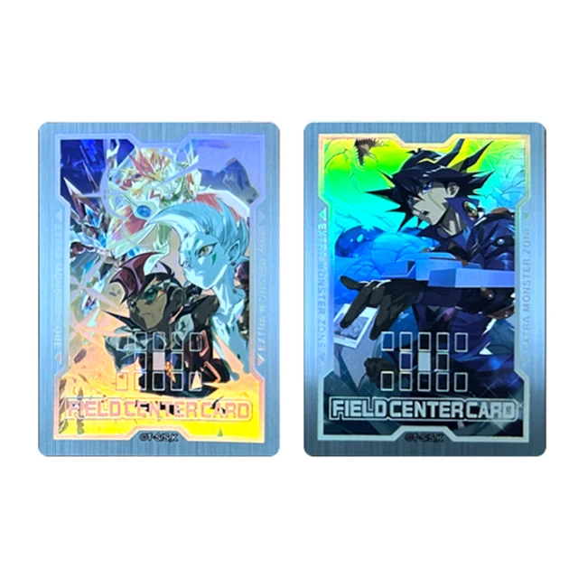 5Pcs/set Yu-Gi-Oh! Protagonist Venue Center Card DIY Homemade Game Toys Bronzing Collection Card Christmas Birthday Gift 5
