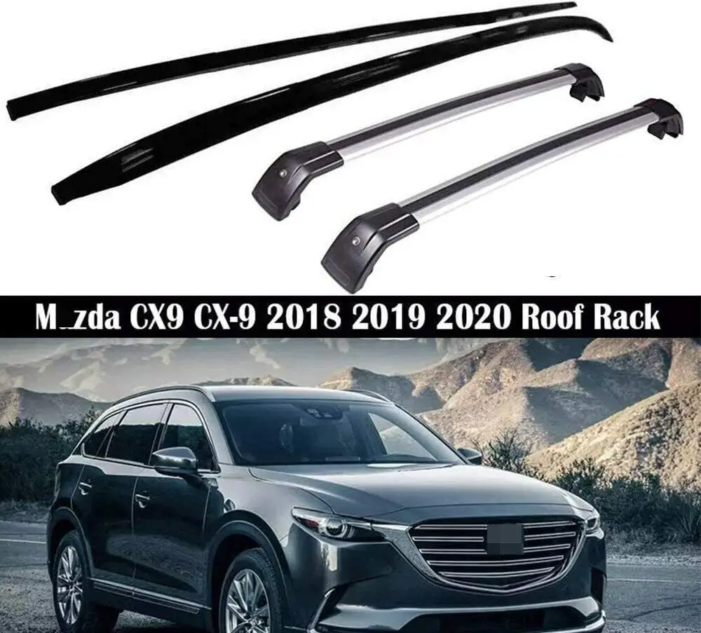 

4 шт., поперечные перекладины на крыше для Mazda CX-9 CX9 2016-2020
