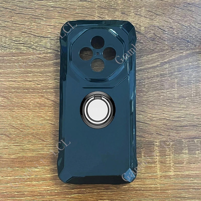 Enhanced Blackview Fort 1 6.56 Back Ring Holder TPU Soft Phone Case