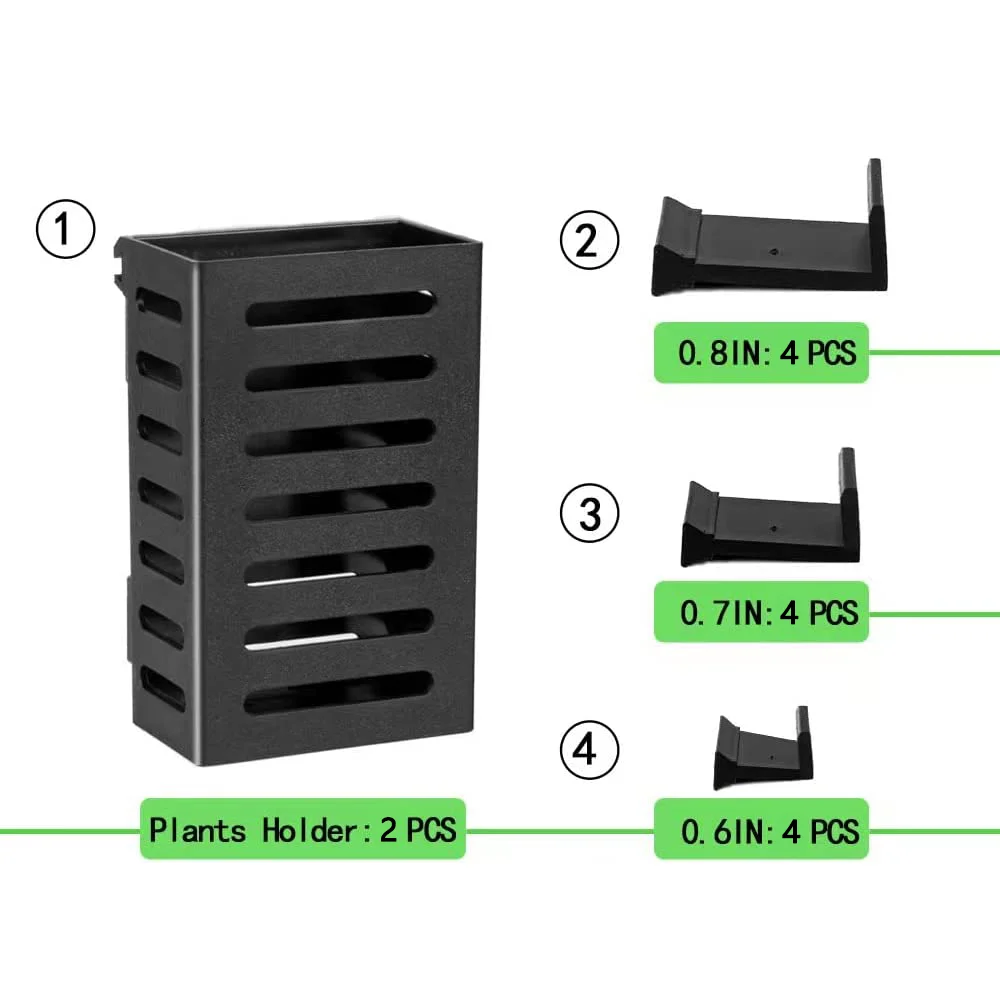 Durable Hanging Bracket for Aquatic Plant Display in Fish Tanks