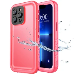 Universal Waterproof Shockproof Underwater Swimming and Diving Phone Case Cover for iPhone XS Max (Frosted Pink)