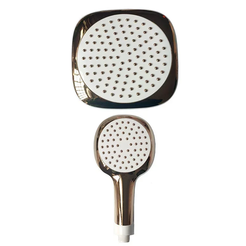 

Настенная ручная насадка для душа, Золотая Душевая насадка для ванной комнаты, насадка «Водопад», 1 комплект