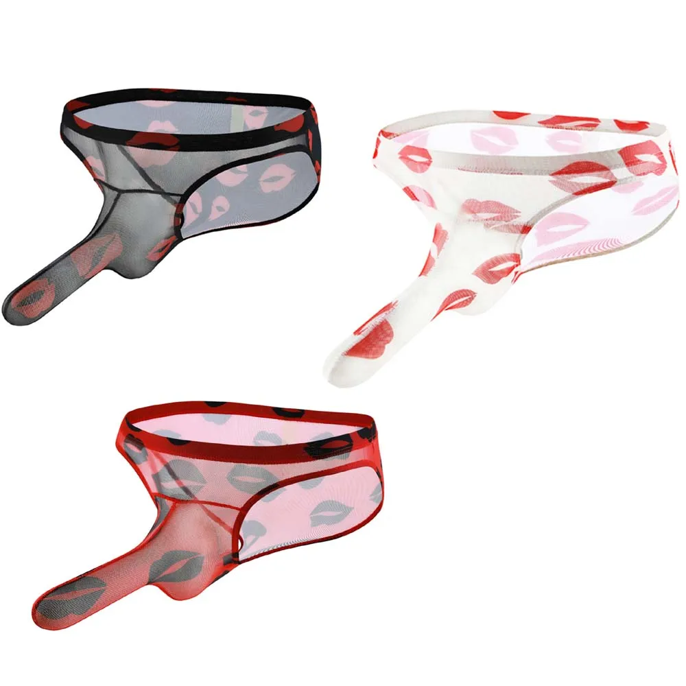 

Wholesale Men Jockstraps Men Undershort Sexy Printed Breathness Underwear Men Briefs Panties Guy Jockstraps Men Underwear S-XXL