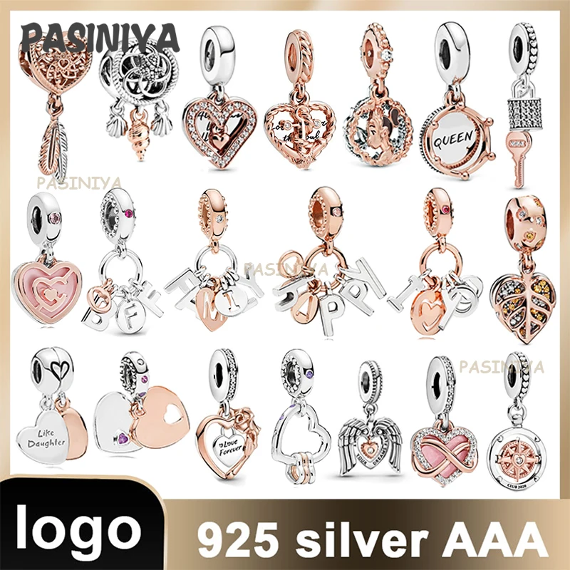 

12 Spring 2021 100% 925 Sterling Silver High Quality Pendant China Factory Original Jewelry Wholesale Love Pendant