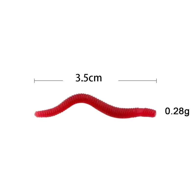 50/100PCS Soft Lure 2