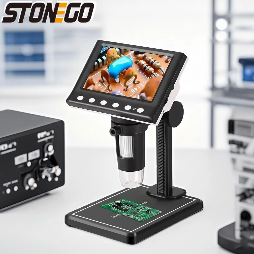 8개의 LED 조명과 32GB 메모리를 갖춘 1000배율 현미경 교실 실험실용 교육용 물리학 교육 도구