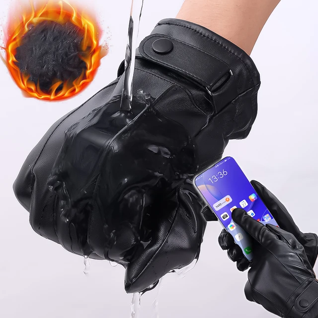 Guantes Cuero Hombre - Guantes Y Manoplas - AliExpress