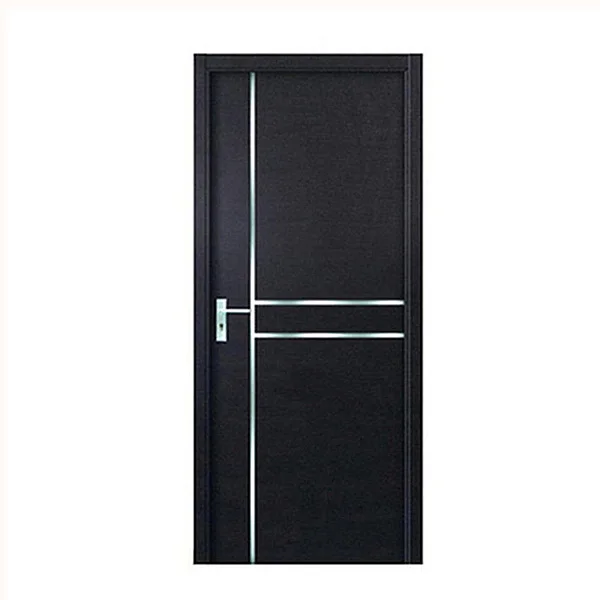Delicate appearance villa painting cheaper wood black solid core home room hotel slab interior flush wooden internal doors 3