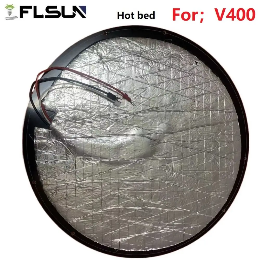 3D Printer Accessories FLSUN V400 Hot Bed 24V Heatbed 310mm Heating Plate Parts