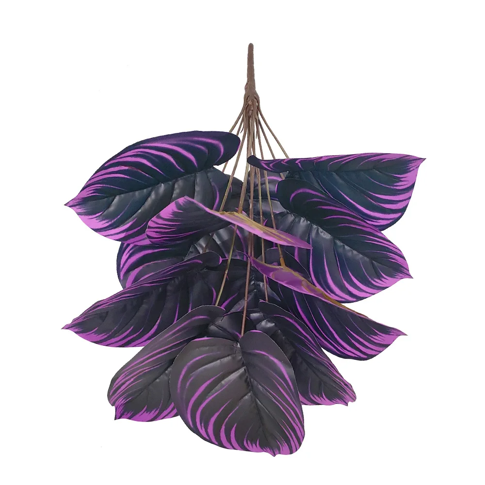 Purple Leaf Decorative Artificial Plant