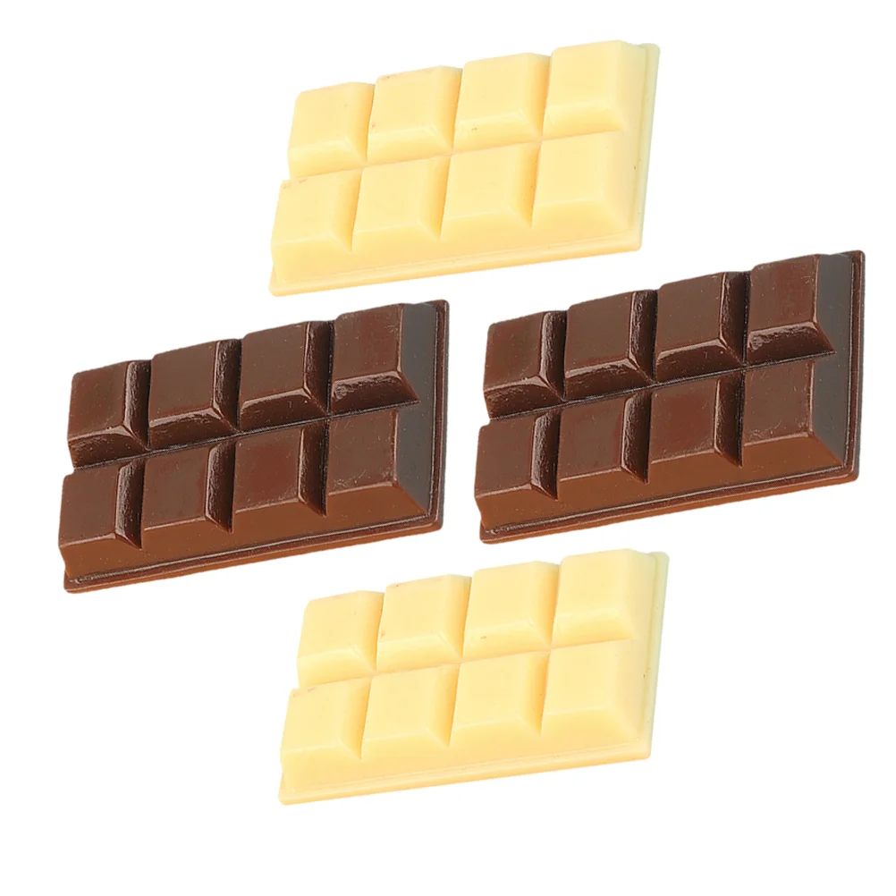 

Fake Chocolates Artificial Food Chocolate Simulation Chocolate Resin Flatback Faux Dessert Model Diy Crafts Home Kitchen Decor