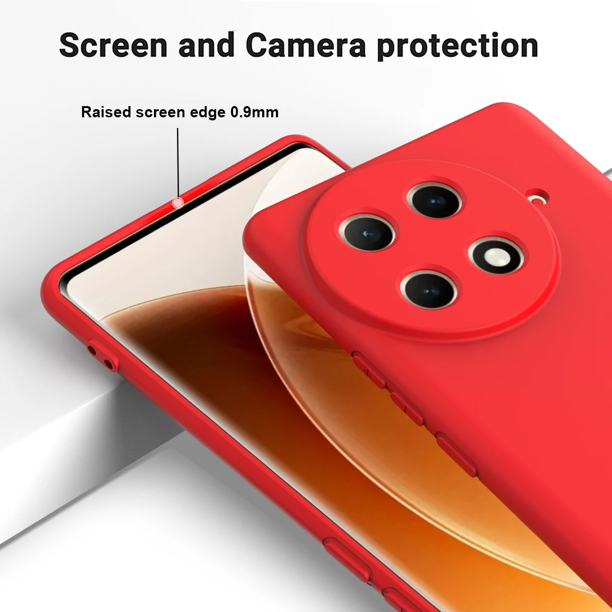 Luxury Skin-Feel Ultra-Thin Silicone Case - Soft, Shockproof, and Anti-Fall Bumper Cover