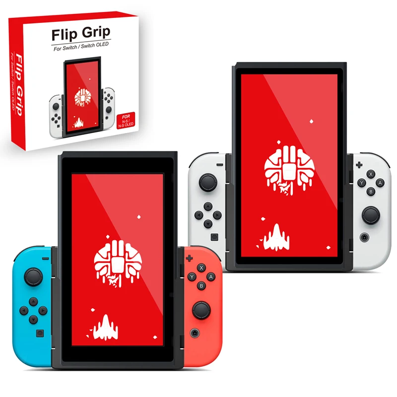 Portretmodus Flip Grip Handheld Accessoire voor Nintendo Switch