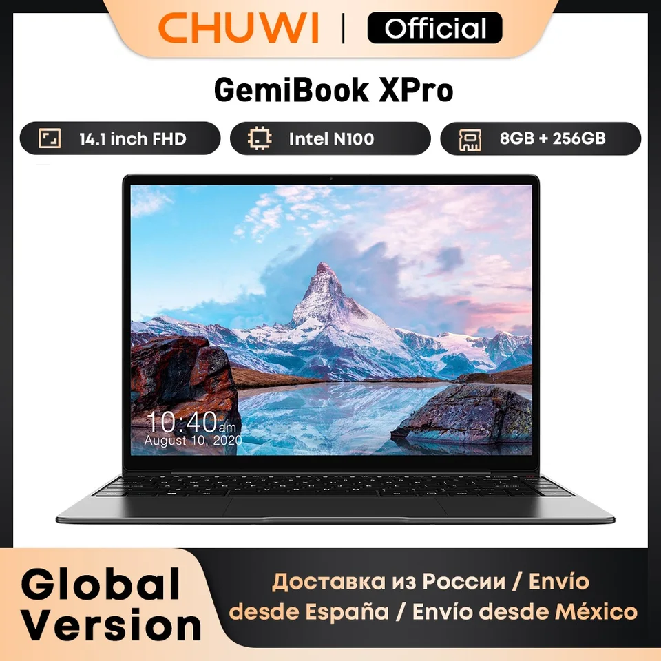 CHUWI GemiBook XPro Intel N100 Laptop 8GB RAM 256GB SSD 14.1
