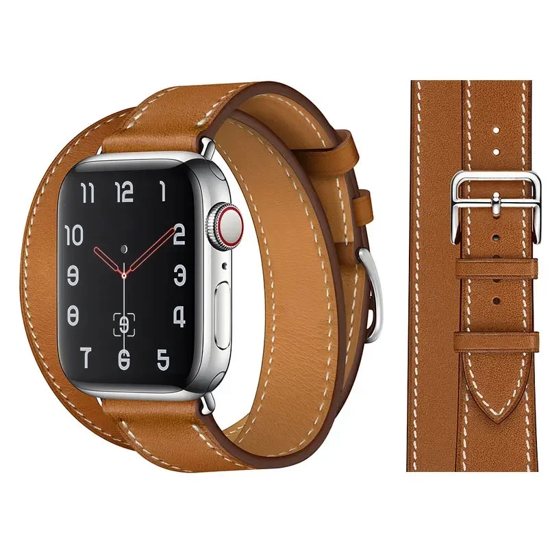 Premium Genuine Leather Watch Bracelet Strap – Timeless Elegance
