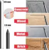 36PCS 2.8mm Carpenter Pencil Lead Refills Solid Deep Hole Construction Pencil Replacements Long Lasting Pencil Refill Black 4