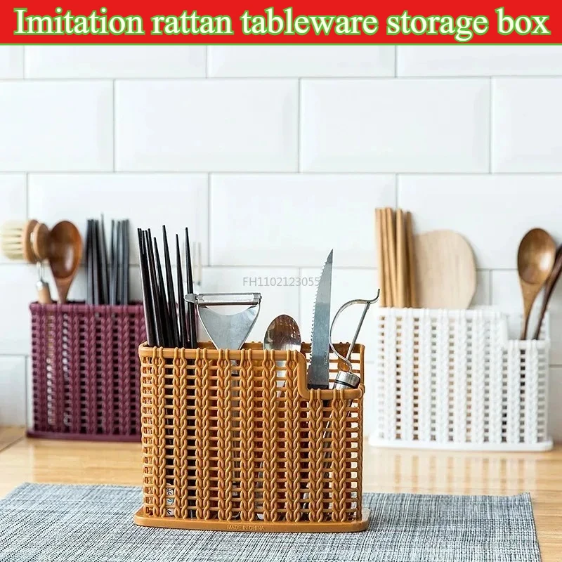 Kitchenware Tray for Kitchen Organizer Utensil Drying Racks Knife Stand Drain Rack Cutlery Organizer Spoon Fork Chopstick Holder