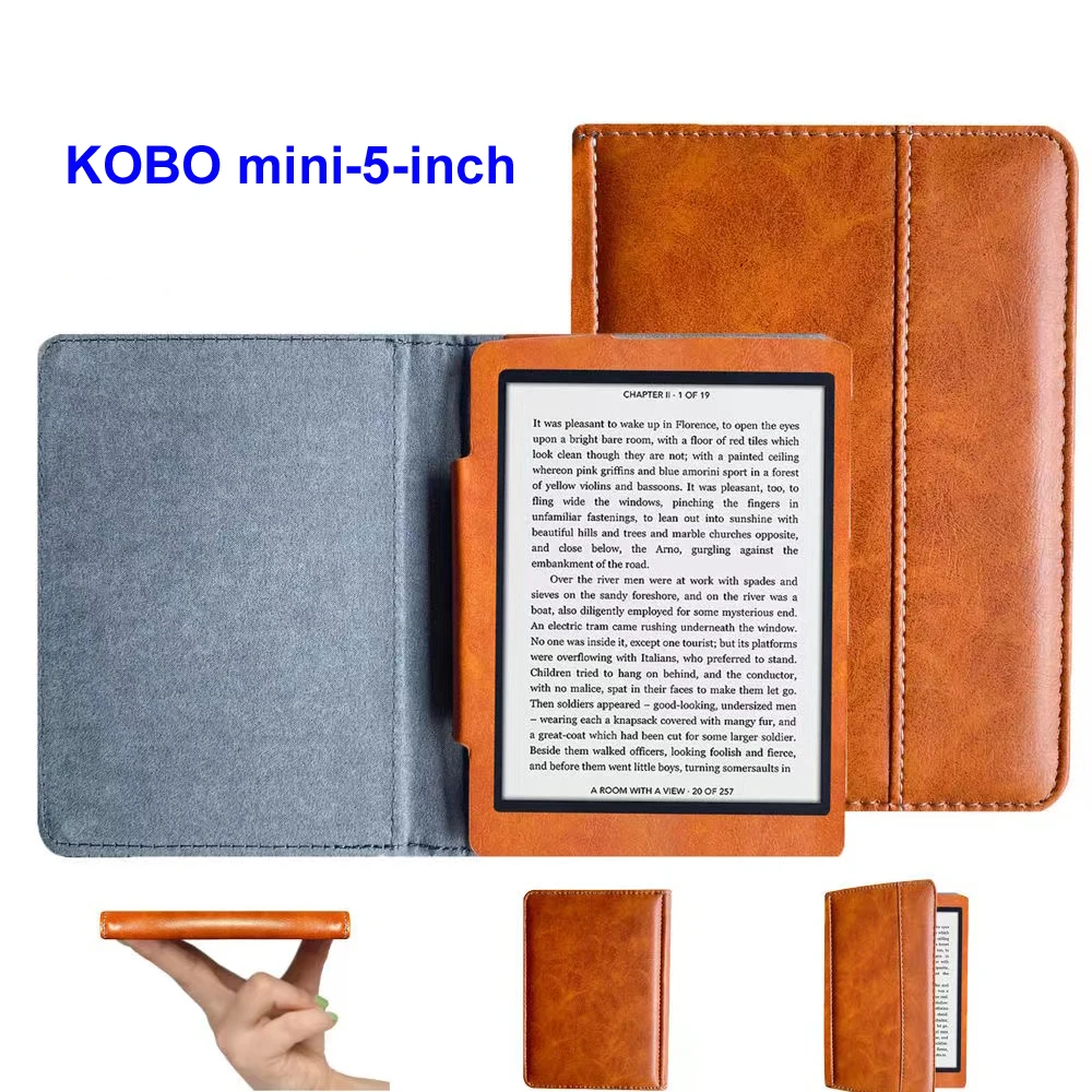 

Обложка для 5-дюймовой электронной книги Kobo mini, Защитная искусственная кожа