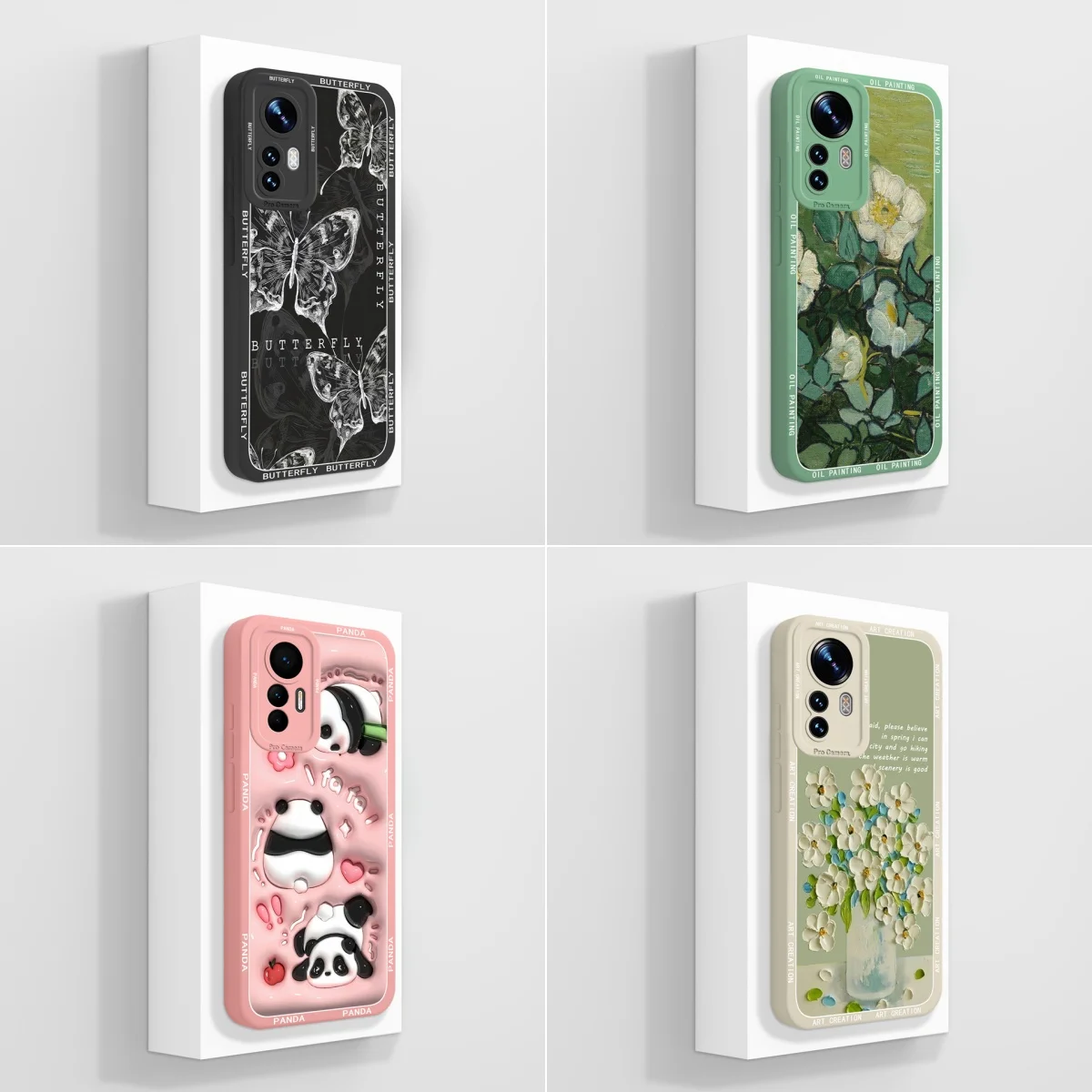 Coque arrière en silicone souple papillon, coque populaire, étuis Funda, Xiaomi 12 12X 12S 12Pro 12sPro