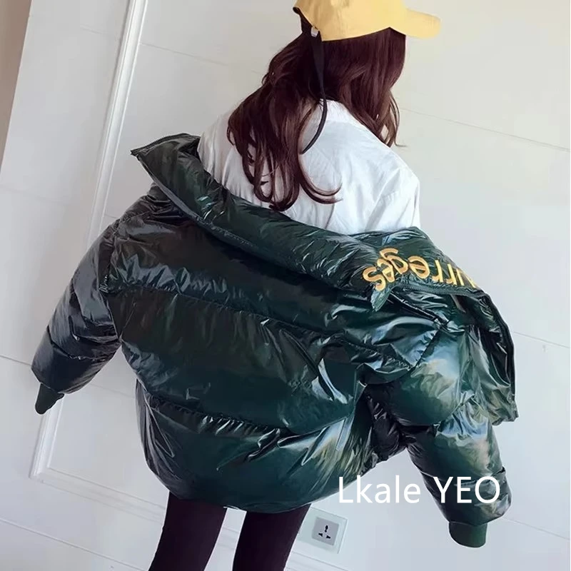 New 2025 Korean Version Unique Loose Women's Cotton Padded Outerwear Temperament Versatile Elegant Ladies Winter Parka Coat