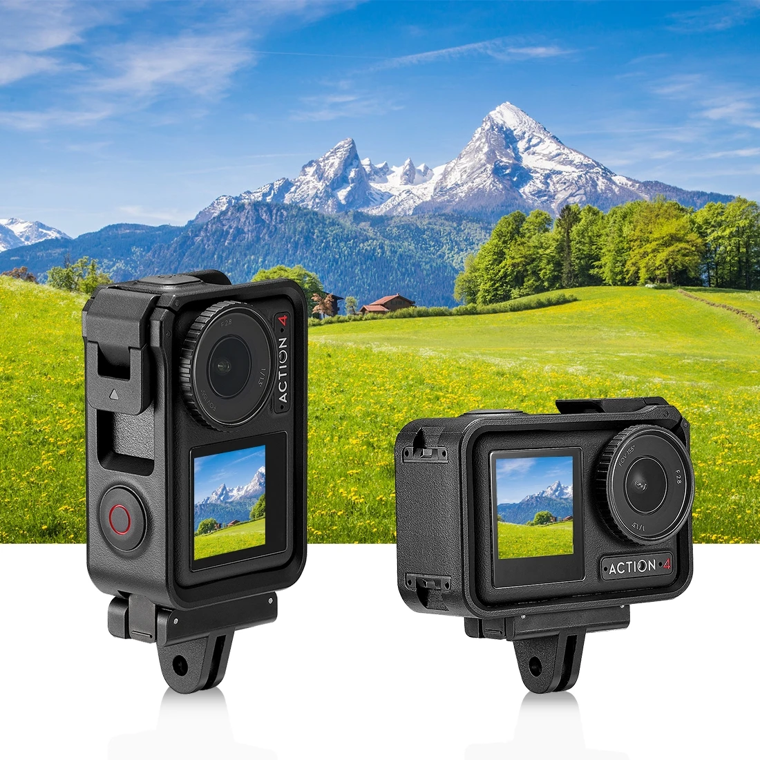 For DJI Osmo Action 4 DJI Osmo Action 3 PULUZ Magnetic Quick Release Base Expansion Mount