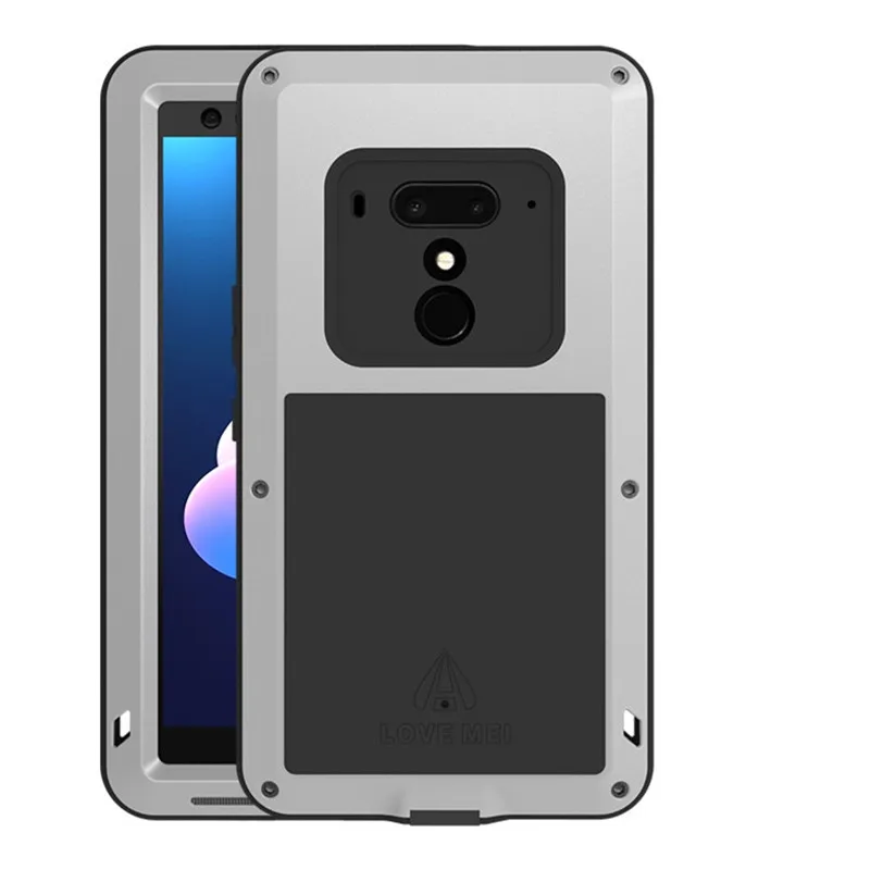 Metal CASE Cover Powerful Aluminum Armor Shockproof Coque Life Waterproof Phone Case For Htc U12 Plus U12+ Capa Funda