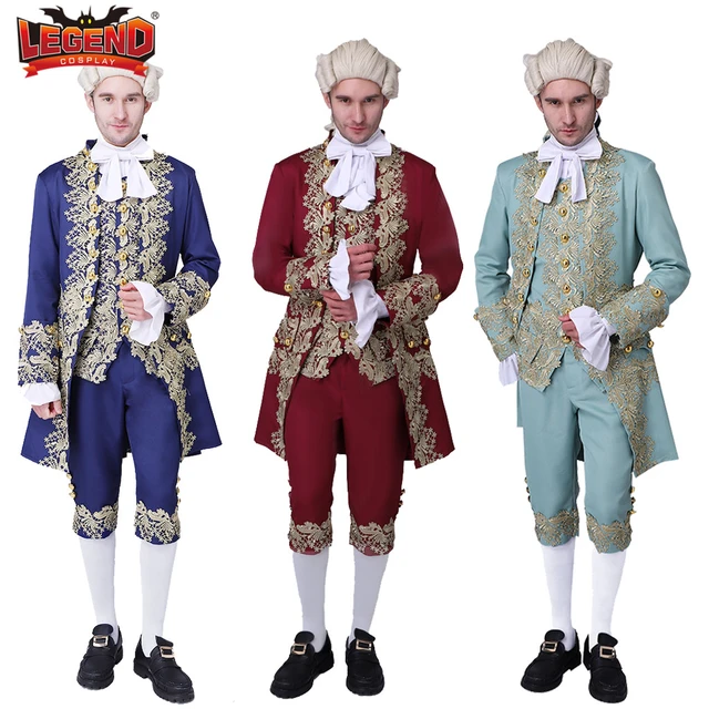 Victorian King Prince Deluxe Costume For Adult Men Stage Theater Cosplay  Outfit Top Vest Jacket Medieval Retro Regency Suit - Cosplay Costumes -  AliExpress