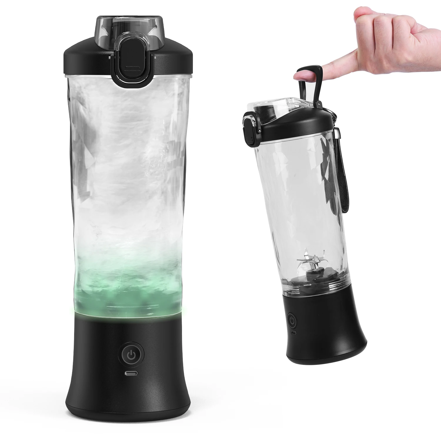 portable juicer cup portable blender with straw blender mini mixer rechargeable fruit juicer for kitchen office new dropship Kitchen Appliances Waterproof Fresh Juice Mini Fast Bottle Juicer Cup Mixer Machines Portable Smoothie Blender For Gym