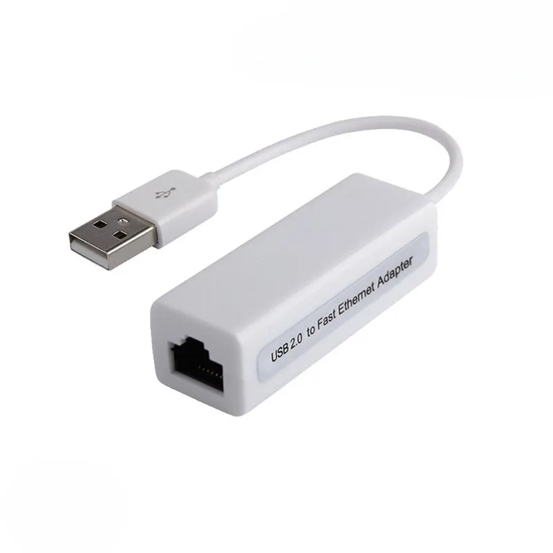 USB 2.0 유선 USB to RJ45 네트워크 카드, USB to RJ45 이더넷 LAN 어댑터 네트워크 카드, PC 노트북 윈도우 7 8 10 11, 10 Mbps, 100Mbps