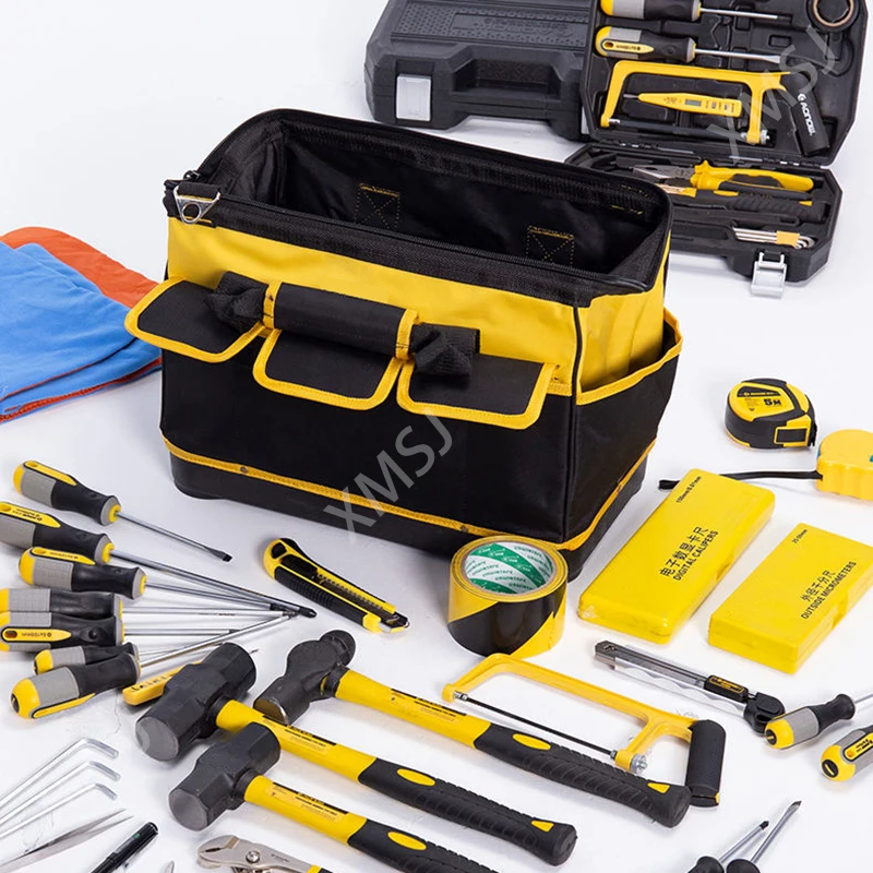 mini tool bag 2022 New Electrician Bag Tool Organizers Portable Multi Pocket Waterproof Tool Kit Function Tool Bag 1680D Oxford Cloth Bag mechanic tool bag