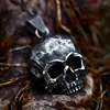 New Design Necklace 316L Stainless Steel Jewelry Punk Biker Vintage Skull Bone Pendant 6