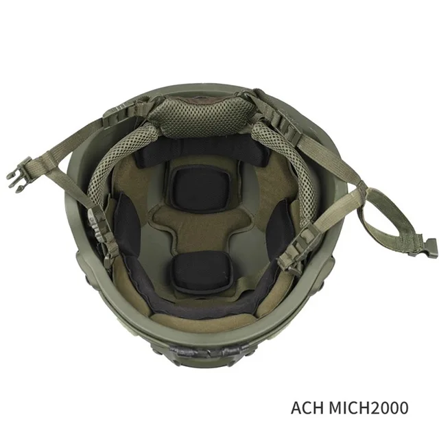 ACH MICH2000 Modular Combat Helmet – Ballistic Protection, 30% Lighter Suspension, Plug-and-Play Night Vision & Tactical Lights 6