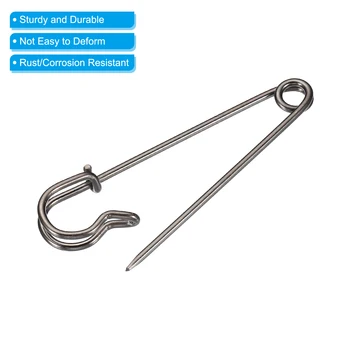 Large Metal Safety Sewing Pins 20 Pins 4