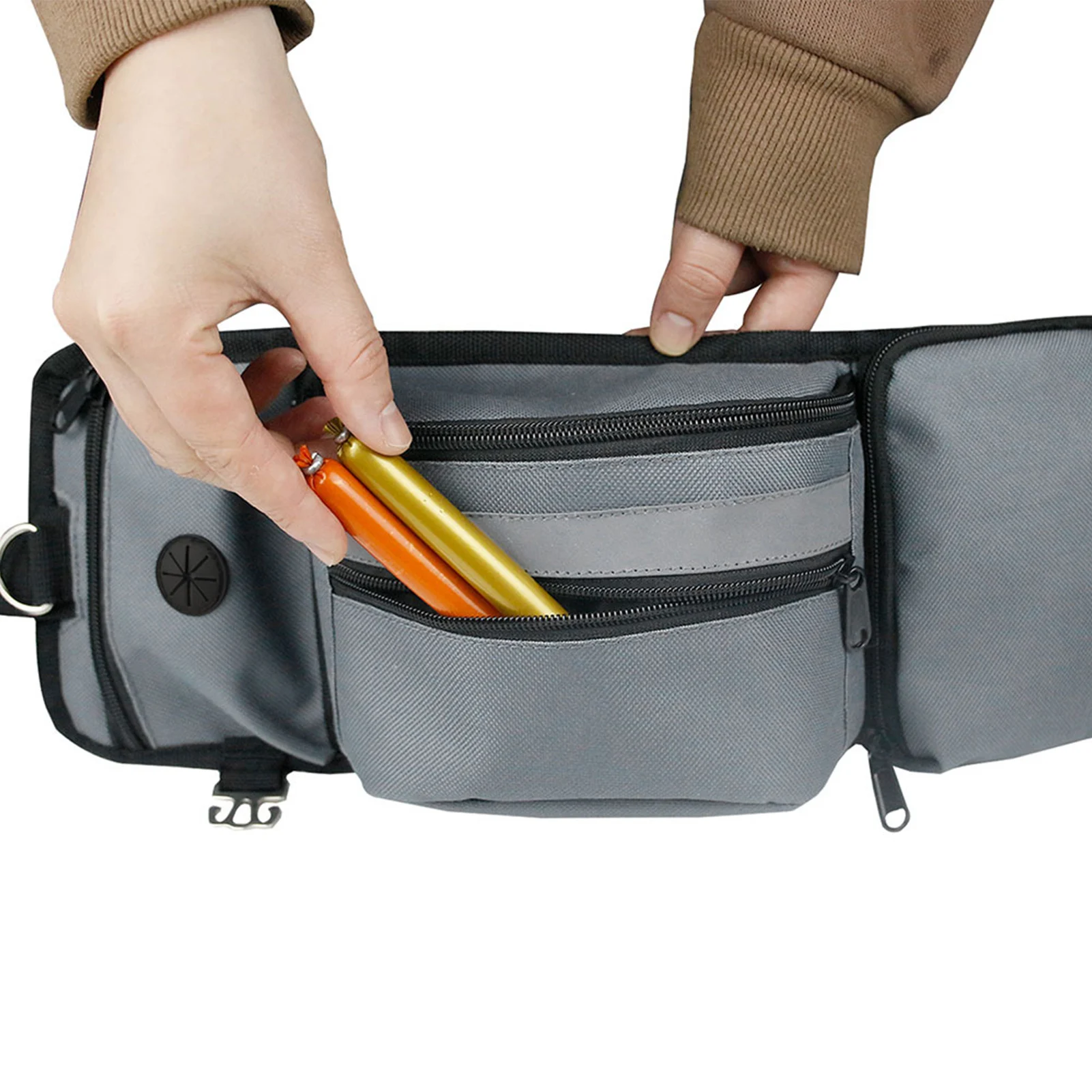 Portable Dog Treat Bag Outdoor Dog Treat Pouch for Training Feeding Bag Large Capacity Pet Trainer Waist Supplies