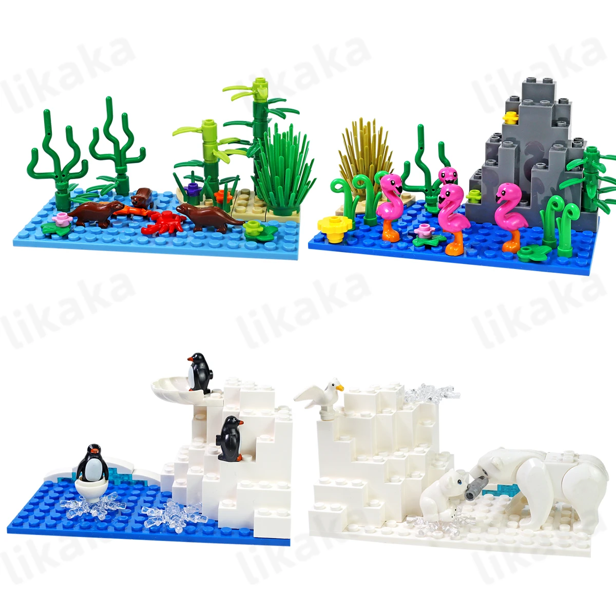 Underwater World Adventure Building Block Set - Creative Animal and Marine Life Toys