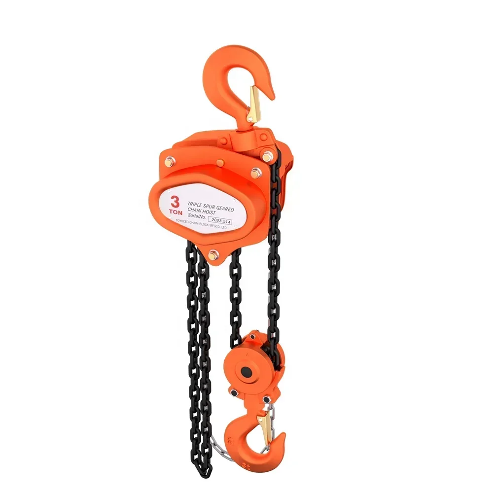 Promotion Manual Chain Hoist 3T 3M Hand Block For Port Terminal