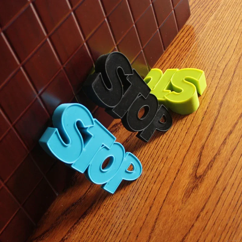 1 Pc Silicone Door Stopper Baby Safety 