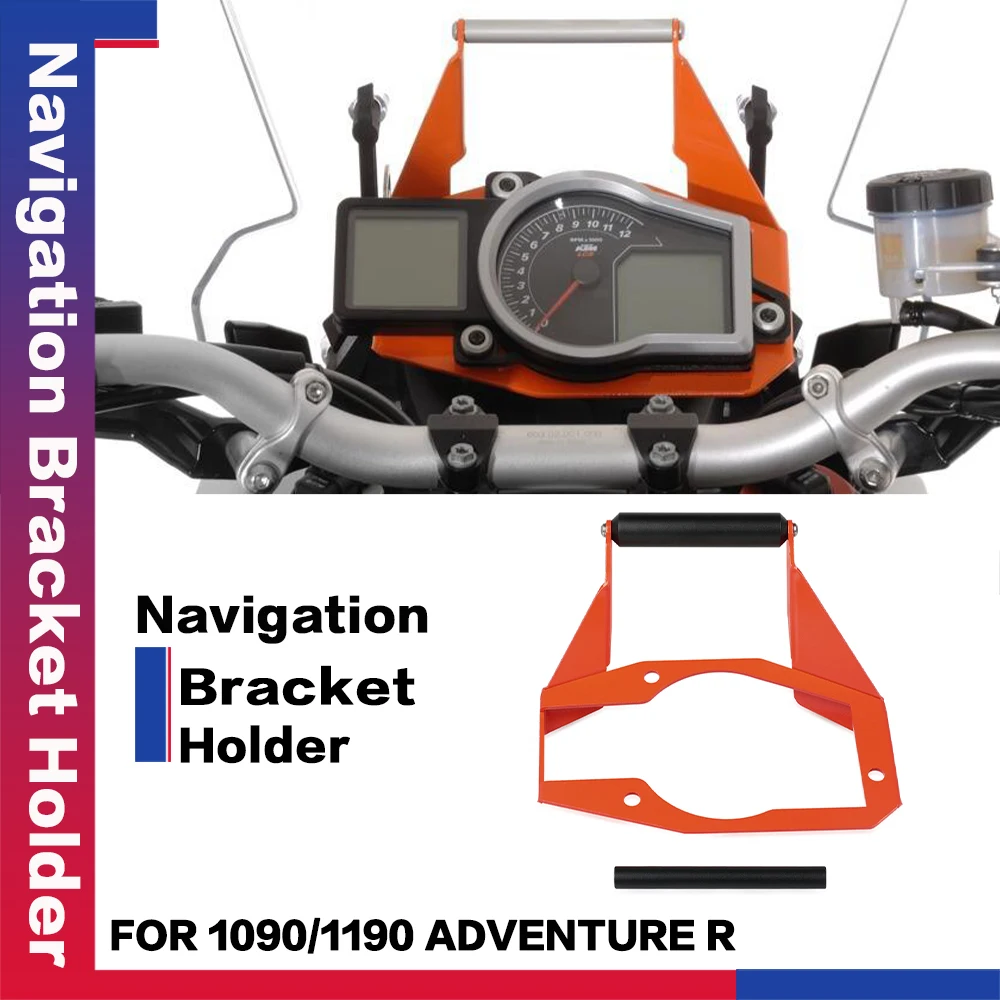 

New 2023 GPS Mounting Adapter Above Instruments Navigation Bracket Holder For KTM 1090 Adventure R 2016-2023 1190 ADVENTURE R