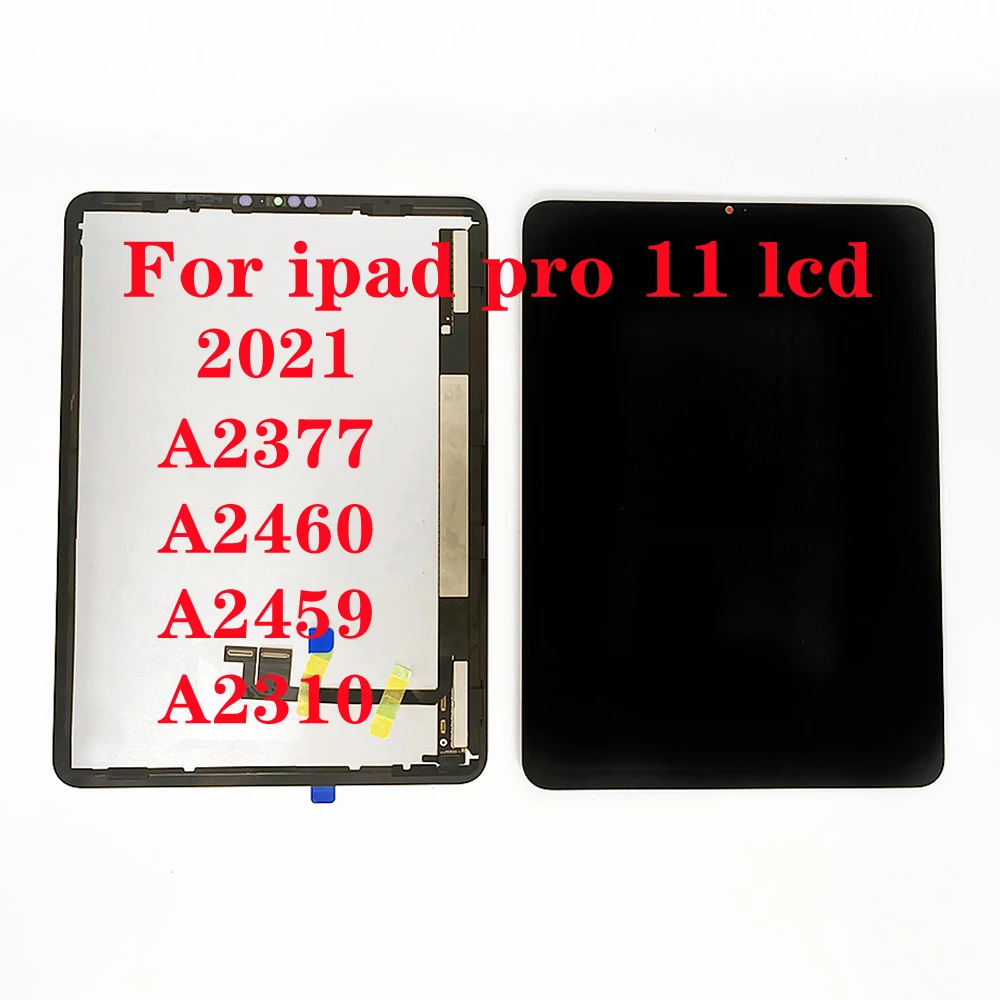 IPad pro 11 pro11 11 인치 2021 A2377 A2460 A2459 A2301 LCD 디스플레이 디지타이저 패널 어셈블리 교체 용 기존 Pantalla