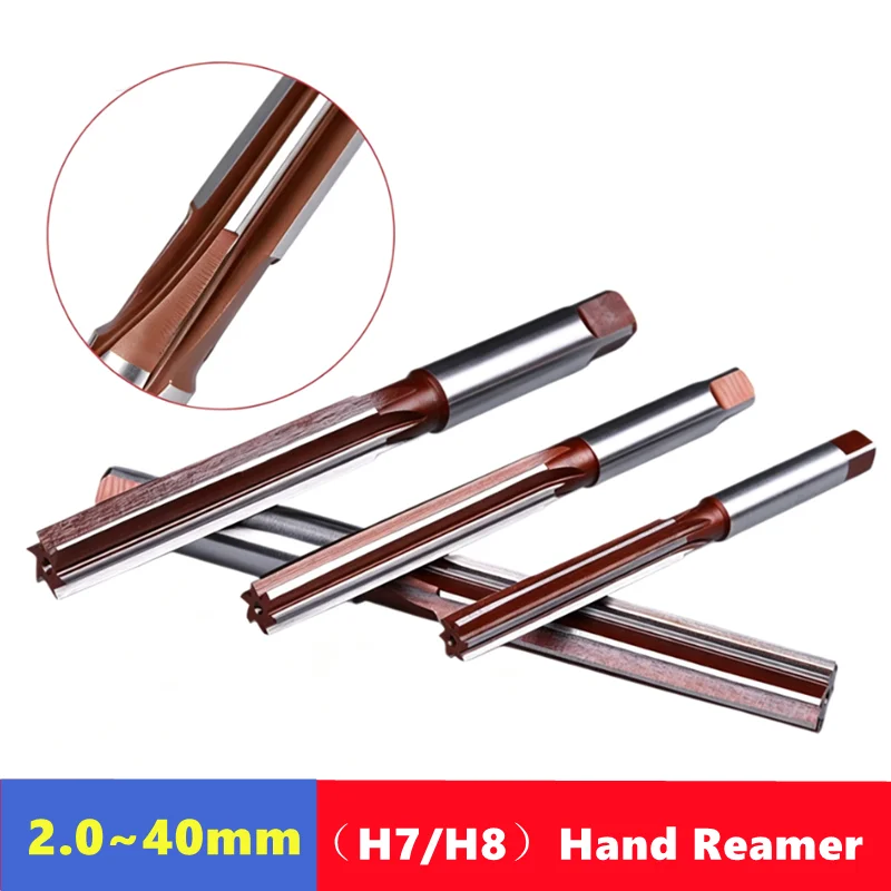 9Sicr H7/H8 Handreibahle 2,0~40mm, zum Entgraten und manuellen Reiben von Gusseisen, Kohlenstoffstahl und Nichteisenmetallen.