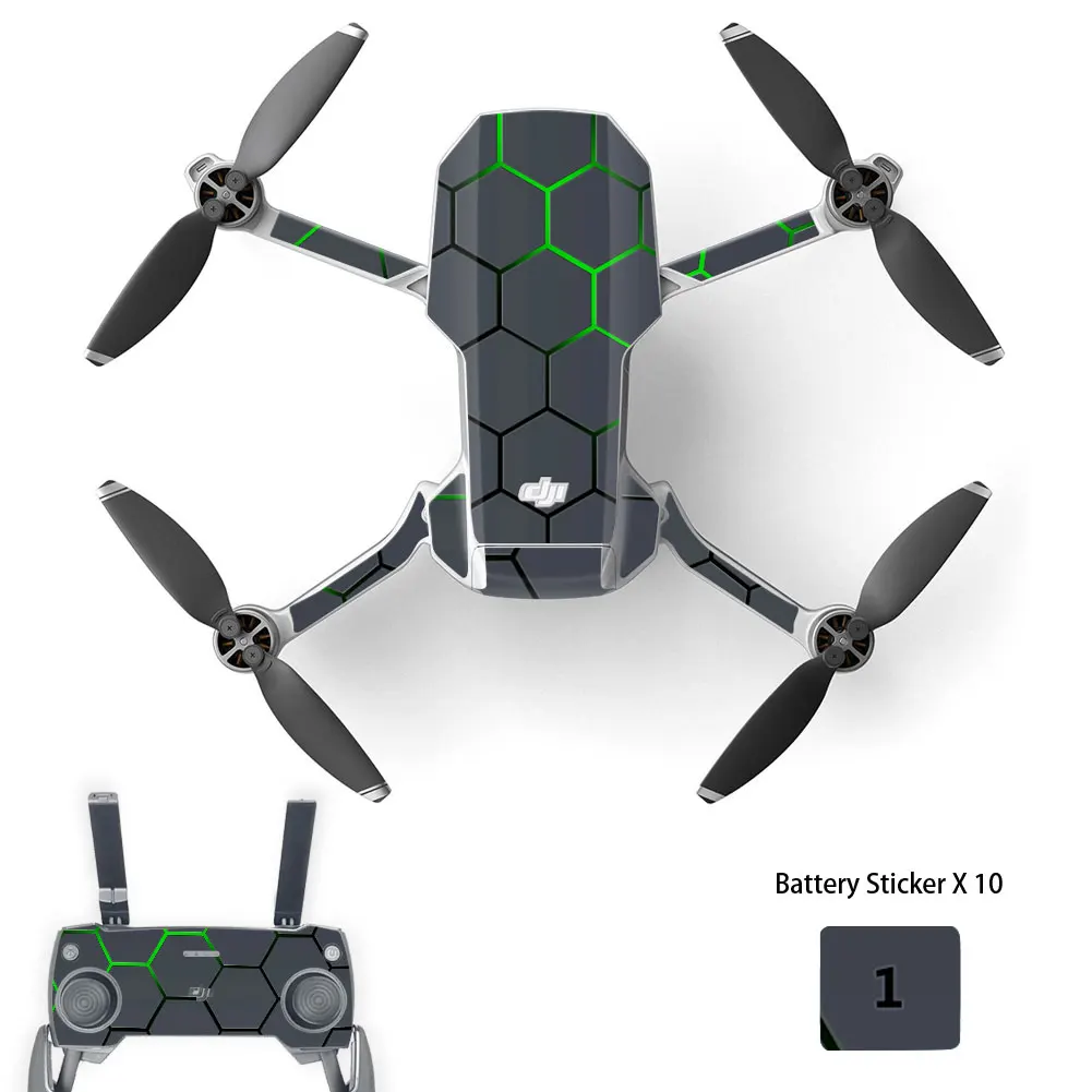 Водонепроницаемая наклейка, декоративные наклейки для DJI Mavic Mini 1, чехол для дрона DJI Mini 1, чехол для дрона и контроллера